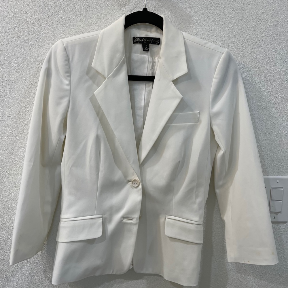 Elizabeth and James white jacket